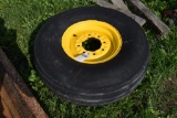 Firestone 11.00-16 Implement Tire with 8 Lug Rim