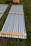 30 Pieces of 10' Sections of Galvalume Corrugated Metal Paneling
