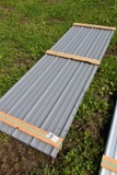 30 Pieces of 10' Sections of Galvalume Corrugated Metal Paneling