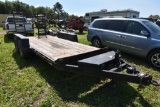 2015 Pequea Bumper Pull Equipment Trailer