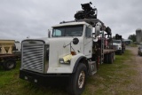 2002 Freightliner Flat Bed Crane Truck