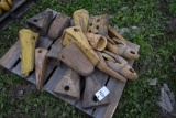 Pallet of Excavator Bucket Teeth