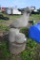 Concrete Seagull on Pedestal of Wood