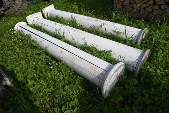 3 8' Wooden Columns