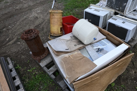 Heaters, Acetylene Tank, Telescoping Down Draft