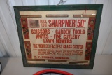 W.P. Pordom Distributor Quick Edge Sharpener Advertising