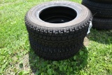 2 New Mastercraft 215/70 R16 Studded Tires