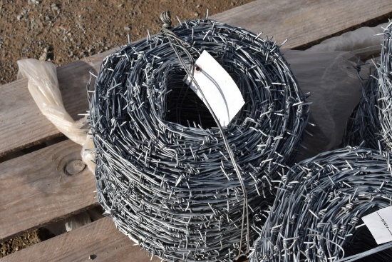 50' Roll of Barbed Wire Fencing