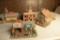 4 Model Train HO Scale Buildings