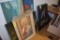 9 Paintings and Cross stich Pieces of Art Work