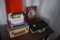 2 Record Players, Type Writer, Chemistry Set Box