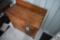 Oak Wash Stand on Wheels