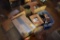 Large group of Misc Decorations and Dishes, Plushes, Wicker items, Plastic Barrel