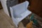 Blue Wooden Church Pew