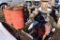 3 55 Gallon Metal Drums, 4 Jerry Cans
