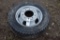 Contintental 225/70R19.5 Tire on 10 Lug Rim