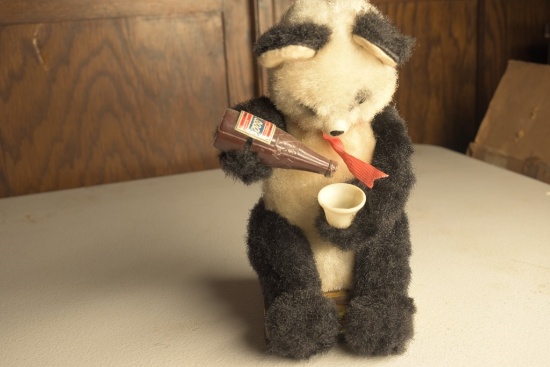 Battery Operated Drinking Bear