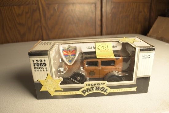 Liberty Classics by Spec Cast 1931 Ford Sedan Model A Arizona Highway Patrol Car