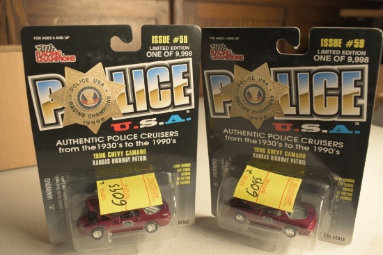 2 Racing Champions '96 Chevy Camaro Kansas highway Patrol Cars