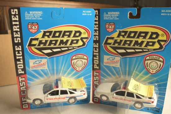 2 Road Champs 1:43 Scale Ramah Navajo Police Cars
