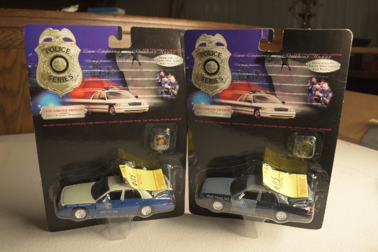 2 Road Champs 1:43 Scale Massachusetts and Georgia State Police