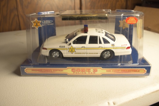 Code 3 1:24 Scale Cook County Sheriff Police car Replica