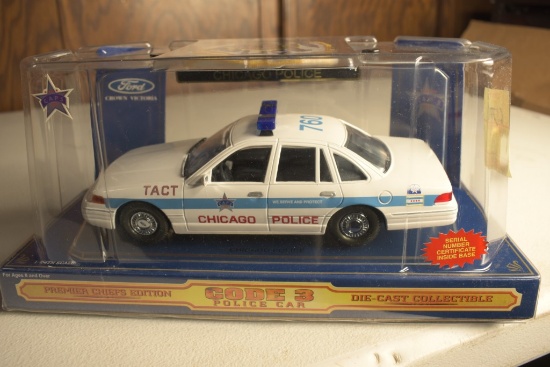 Code 3 1:24 Scale Chicago Police Car Replica