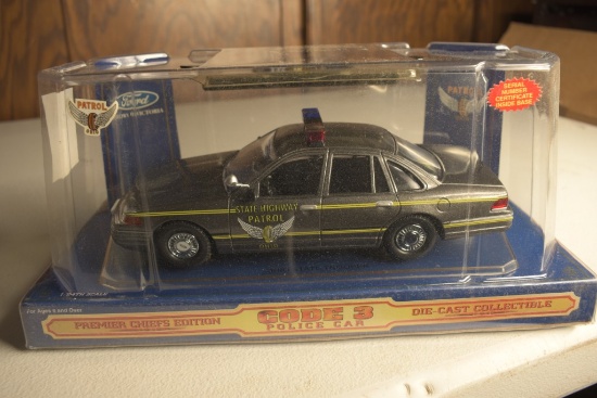 Code 3 1:24 Scale City of Ohio Police Car Replica