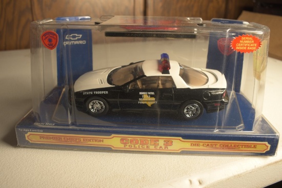 Code 3 1:24 Scale Texas State Patrol Police Car Replica