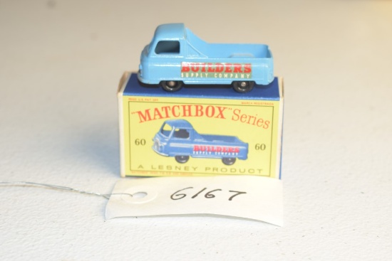 Vintage Matchbox Lesney  No. 60 Die-Cast Metal Morris J2 Pick-Up Truck