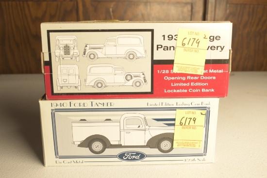 2 Liberty Classics by Spec Cast Car Banks