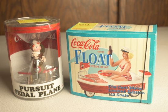 1997 Pursuit Pedal Plane by Campbells and Coca-Cola 1:12 Scale Pedal Boat