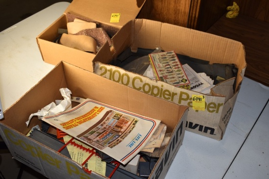 3 Boxes of Train and Model Items