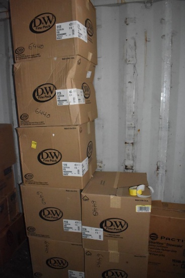 7 Boxes of D&W Finepack 8" Angel Food Pans & Domes