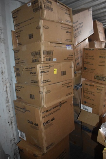 5 Boxes of International LPRSA-20, 2 Boxes of 44 Cups