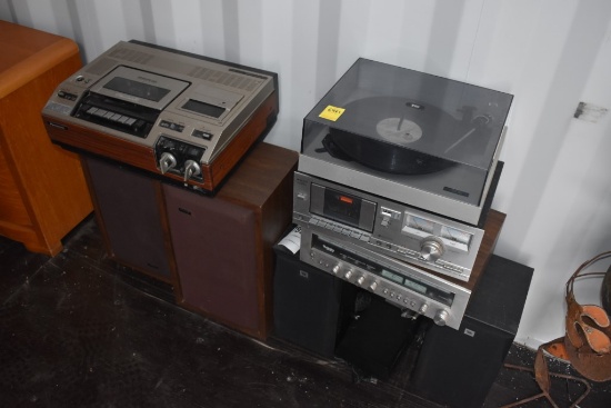 Group of Vintage Stereo VHS Equipment