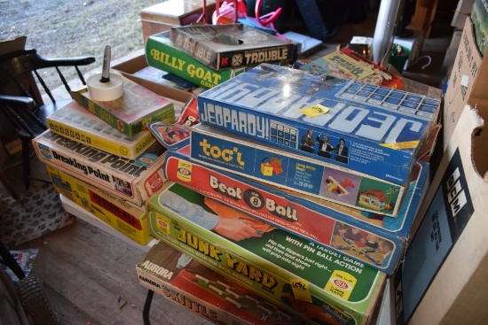 Large Group of vintage Board Games