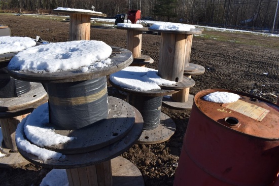 6 Wooden Spools
