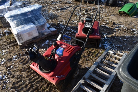 2 Toro PowerClear Snow Blowers