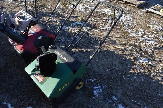 John Deere TRS21 Snow Blower