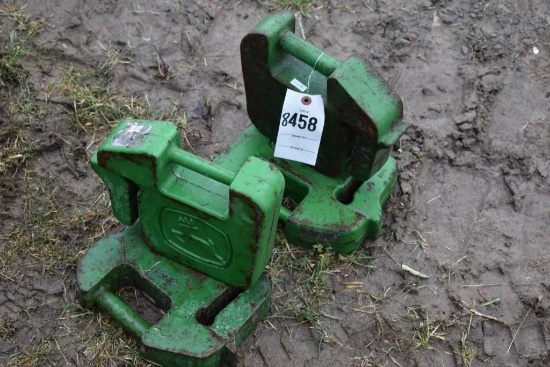 4 John Deere Suitcase Weights