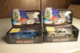 2 Road Champs 1:43 Scale State Trooper Car Replicas