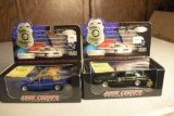 2 Road Champs 1:43 Scale State Trooper Car Replicas