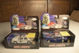 2 Road Champs 1:43 Scale State Trooper Car Replicas
