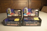 2 Road Champs 1:43 Scale Kansas City MO Police Car Replicas