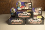 3 Road Champs 1:43 Scale Washington Metropolitan Police Car Replicas