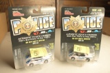 2 Racing Champions '98 Chevy Corvette Convertible D.A.R.E Cars