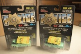 2 Racing Champions '56 Ford Victoria Harwood Heights IL Police Cars