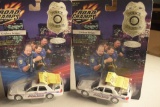 2 Road Champs 1:43 Scale Milltown Police Cars