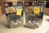 2 Racing Champions 99 Ford Crown Victoria Greendale WI Police Department Cars
